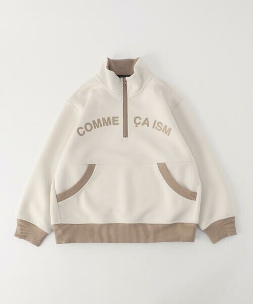 COMME CA ISM / コムサイズム スウェット | ハーフジッププルオーバー | 詳細2