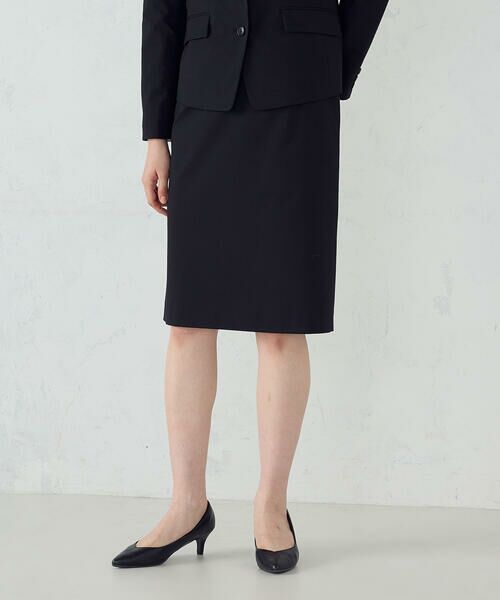 COMME CA ISM / コムサイズム セットアップ | 【セットアップ対応】SUPER-TEX ウール混トロピカルストレッチ タイトスカート | 詳細3