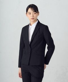 【セットアップ対応】SUPER-TEX ウール混トロピカルストレッチ テーラードジャケット