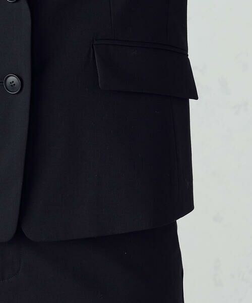 COMME CA ISM / コムサイズム セットアップ | 【セットアップ対応】SUPER-TEX ウール混トロピカルストレッチ テーラードジャケット | 詳細11
