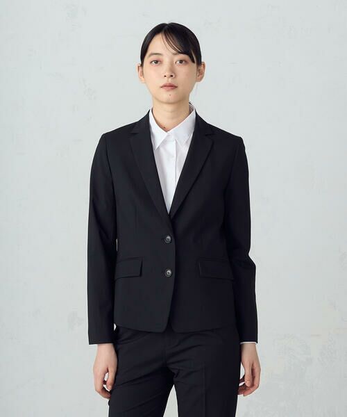 COMME CA ISM / コムサイズム セットアップ | 【セットアップ対応】SUPER-TEX ウール混トロピカルストレッチ テーラードジャケット | 詳細4