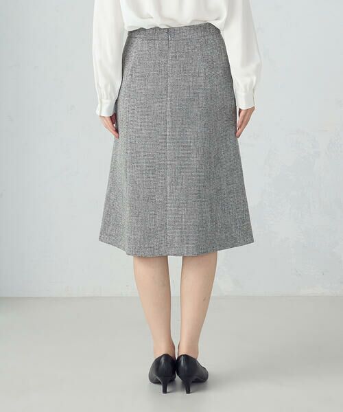 COMME CA ISM / コムサイズム ロング・マキシ丈スカート | 【セットアップ対応】ラメツイード スカート | 詳細7