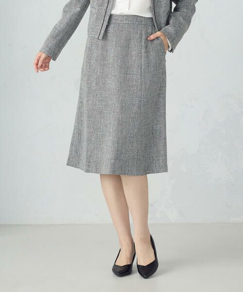 COMME CA ISM / コムサイズム ロング・マキシ丈スカート | 【セットアップ対応】ラメツイード スカート | 詳細3