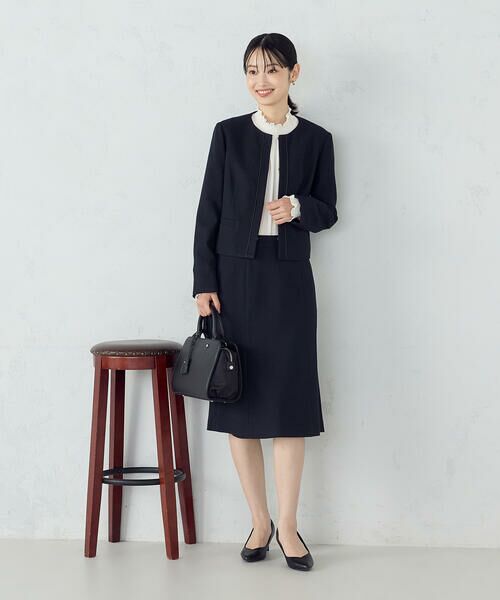 COMME CA ISM / コムサイズム ロング・マキシ丈スカート | 【セットアップ対応】ラメツイード スカート | 詳細13