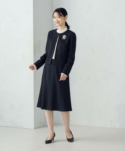 COMME CA ISM / コムサイズム ロング・マキシ丈スカート | 【セットアップ対応】ラメツイード スカート | 詳細14