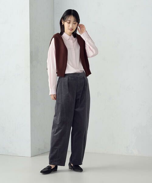 COMME CA ISM / コムサイズム シャツ・ブラウス | ブロード ボタンダウンシャツ | 詳細1