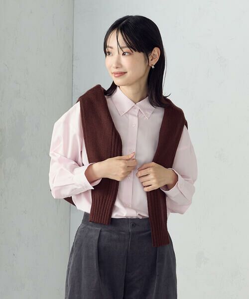 COMME CA ISM / コムサイズム シャツ・ブラウス | ブロード ボタンダウンシャツ | 詳細5