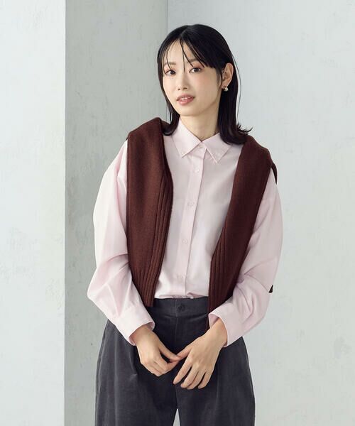 COMME CA ISM / コムサイズム シャツ・ブラウス | ブロード ボタンダウンシャツ | 詳細6