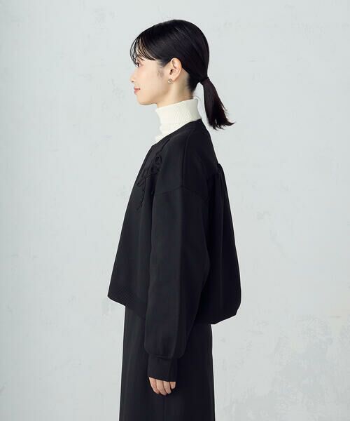 COMME CA ISM / コムサイズム ブルゾン | コード刺繍 ドッキングシルエットブルゾン / セットアップ対応 | 詳細12