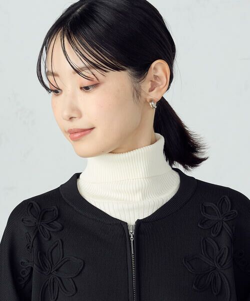 COMME CA ISM / コムサイズム ブルゾン | コード刺繍 ドッキングシルエットブルゾン / セットアップ対応 | 詳細14