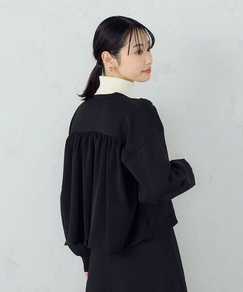 COMME CA ISM / コムサイズム ブルゾン | コード刺繍 ドッキングシルエットブルゾン / セットアップ対応 | 詳細6