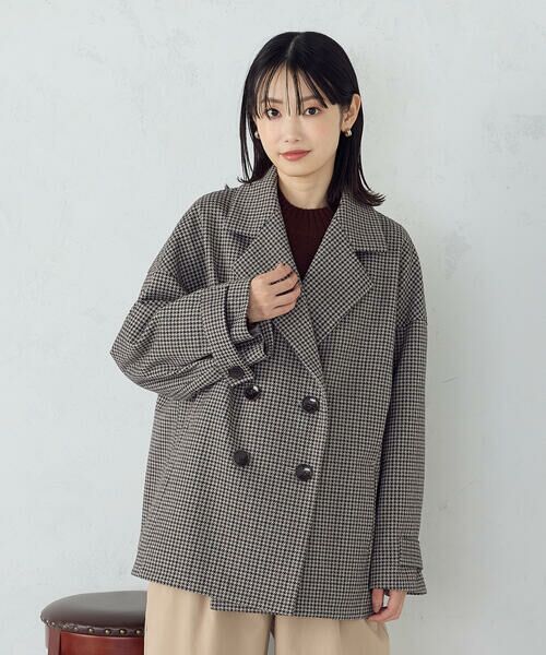 COMME CA ISM / コムサイズム ピーコート | オーバーサイズ Pコート | 詳細10