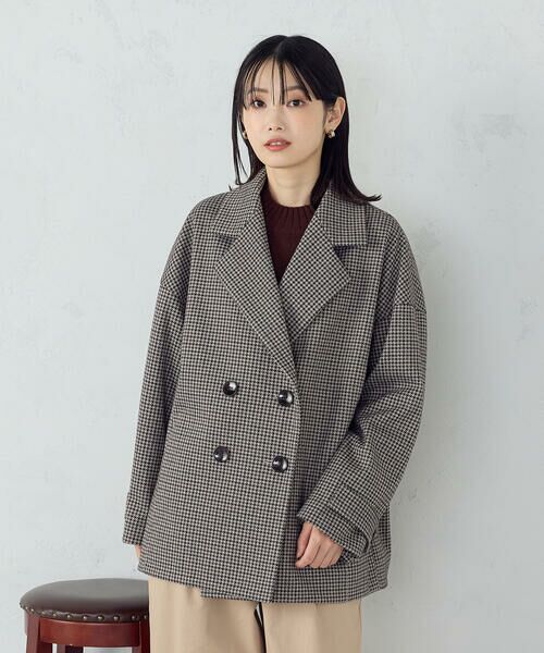 COMME CA ISM / コムサイズム ピーコート | オーバーサイズ Pコート | 詳細11