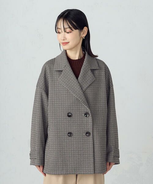 COMME CA ISM / コムサイズム ピーコート | オーバーサイズ Pコート | 詳細13