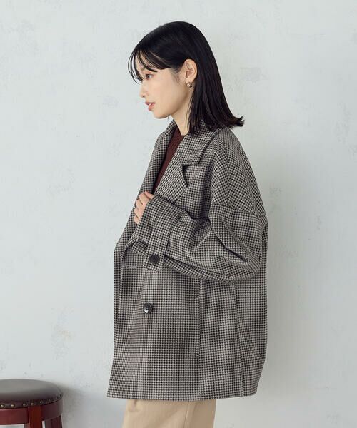 COMME CA ISM / コムサイズム ピーコート | オーバーサイズ Pコート | 詳細8