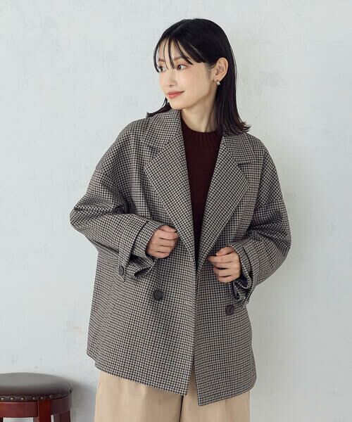 COMME CA ISM / コムサイズム ピーコート | オーバーサイズ Pコート | 詳細9