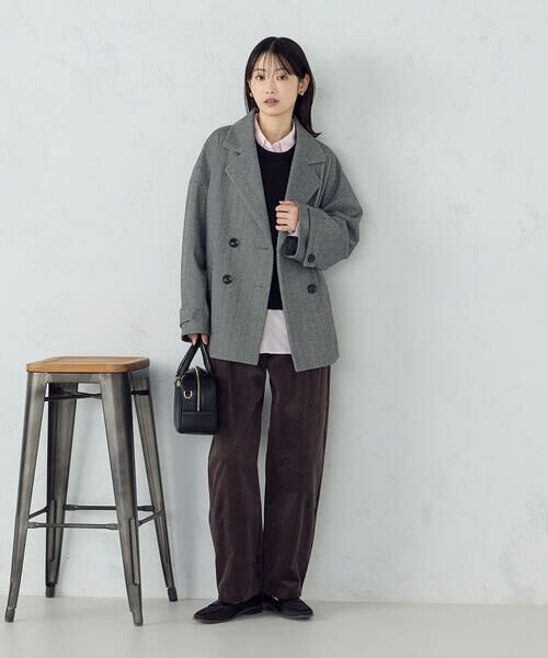 COMME CA ISM / コムサイズム ピーコート | オーバーサイズ Pコート | 詳細22