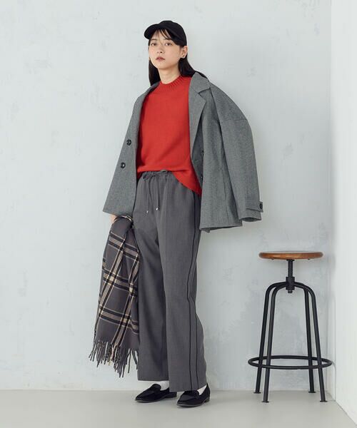 COMME CA ISM / コムサイズム ピーコート | オーバーサイズ Pコート | 詳細25