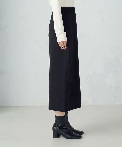 COMME CA ISM / コムサイズム ロング・マキシ丈スカート | コード刺繍 ナロースカート / セットアップ対応 | 詳細8