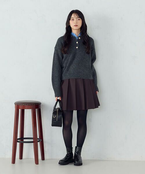 COMME CA ISM / コムサイズム ミニ・ひざ丈スカート | 【店舗限定】ミニ丈　プリーツスカート | 詳細1