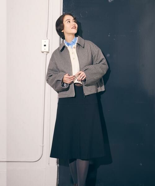 COMME CA ISM / コムサイズム ミニ・ひざ丈スカート | ミディ丈 フレアスカート | 詳細1