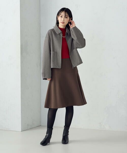 COMME CA ISM / コムサイズム ミニ・ひざ丈スカート | ミディ丈 フレアスカート | 詳細11