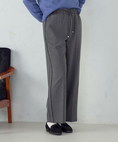 COMME CA ISM / コムサイズム その他パンツ | サイドライン ストレートパンツ | 詳細10