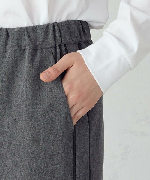 COMME CA ISM / コムサイズム その他パンツ | サイドライン ストレートパンツ | 詳細16