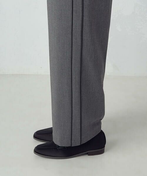 COMME CA ISM / コムサイズム その他パンツ | サイドライン ストレートパンツ | 詳細17