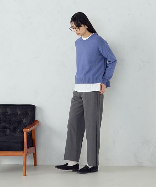 COMME CA ISM / コムサイズム その他パンツ | サイドライン ストレートパンツ | 詳細6