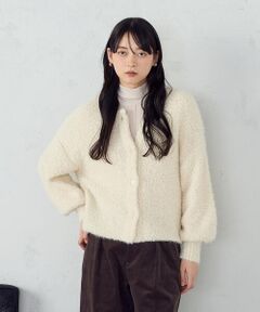 COMME CA ISM / コムサイズム カーディガン・ボレロ | ネップシャギー 2WAY カーディガン