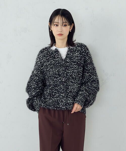 COMME CA ISM / コムサイズム カーディガン・ボレロ | ネップシャギー 2WAY カーディガン | 詳細14