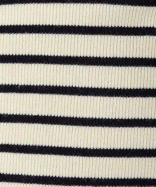 COMME CA ISM / コムサイズム ニット・セーター | 【ウォッシャブル】ベーシック ボーダー ハイネックニット | 詳細8
