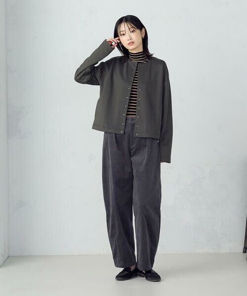 COMME CA ISM / コムサイズム ニット・セーター | 【ウォッシャブル】ベーシック ボーダー ハイネックニット | 詳細11