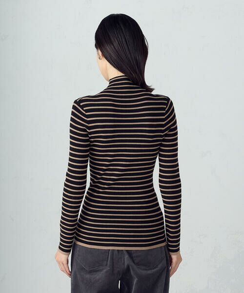 COMME CA ISM / コムサイズム ニット・セーター | 【ウォッシャブル】ベーシック ボーダー ハイネックニット | 詳細16