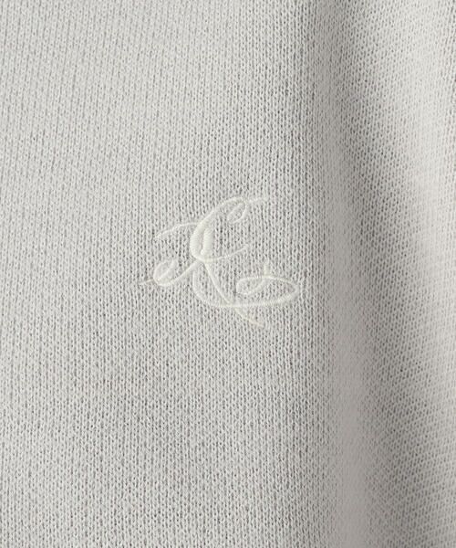 COMME CA ISM / コムサイズム ニット・セーター | 【ウォッシャブル】ワンポイント 刺繍 ハーフジップニット | 詳細19