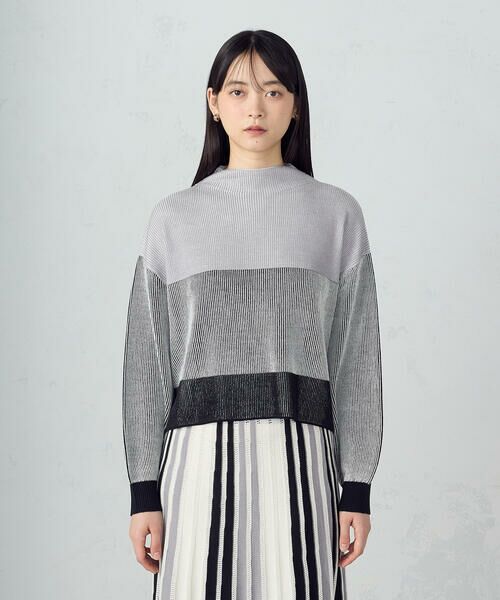 COMME CA ISM / コムサイズム ニット・セーター | ストライプ柄ニット / セットアップ対応 | 詳細5
