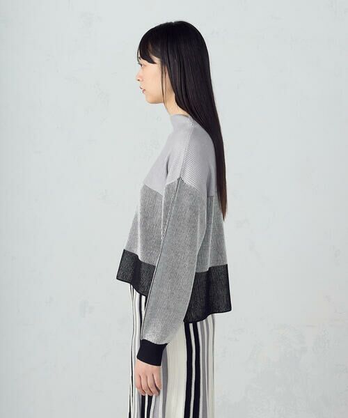 COMME CA ISM / コムサイズム ニット・セーター | ストライプ柄ニット / セットアップ対応 | 詳細6