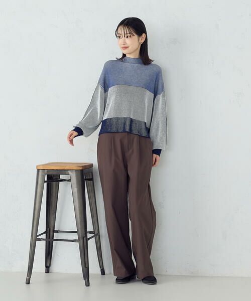 COMME CA ISM / コムサイズム ニット・セーター | ストライプ柄ニット / セットアップ対応 | 詳細16