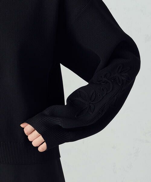 COMME CA ISM / コムサイズム ニット・セーター | コード刺繍 クルーネックニット / セットアップ対応 | 詳細11