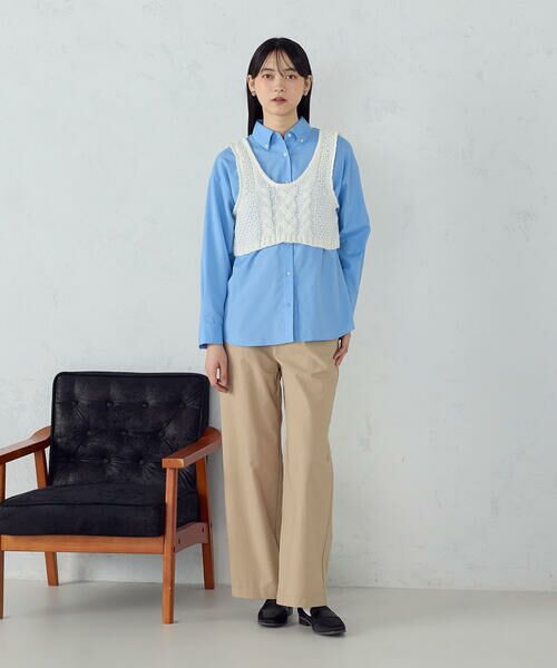 COMME CA ISM / コムサイズム ベスト | 【店舗限定】2WAY ケーブルビスチェ | 詳細1