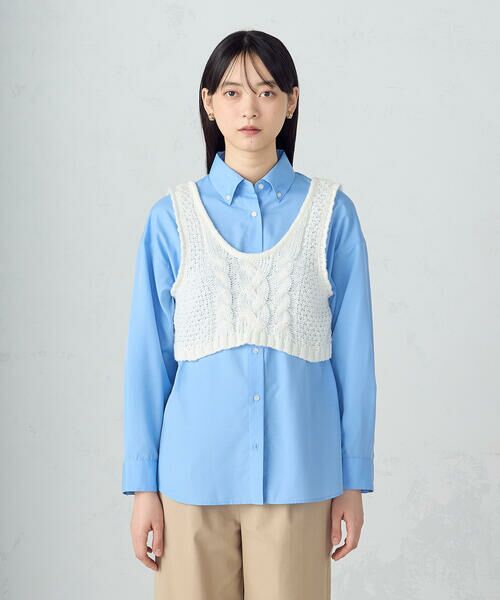 COMME CA ISM / コムサイズム ベスト | 【店舗限定】2WAY ケーブルビスチェ | 詳細11