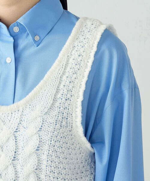 COMME CA ISM / コムサイズム ベスト | 【店舗限定】2WAY ケーブルビスチェ | 詳細15