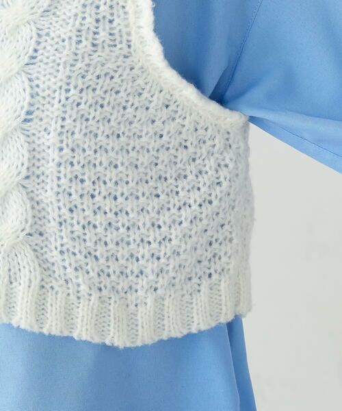 COMME CA ISM / コムサイズム ベスト | 【店舗限定】2WAY ケーブルビスチェ | 詳細16