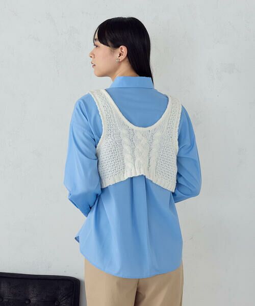 COMME CA ISM / コムサイズム ベスト | 【店舗限定】2WAY ケーブルビスチェ | 詳細6