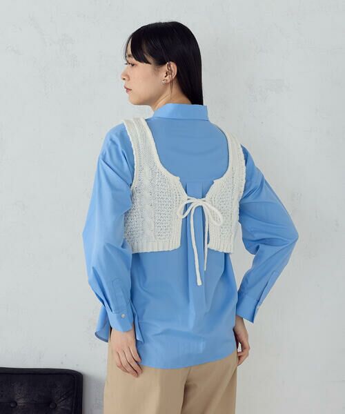 COMME CA ISM / コムサイズム ベスト | 【店舗限定】2WAY ケーブルビスチェ | 詳細9