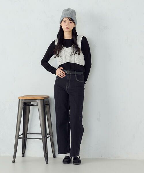 COMME CA ISM / コムサイズム ベスト | 【店舗限定】2WAY ケーブルビスチェ | 詳細18