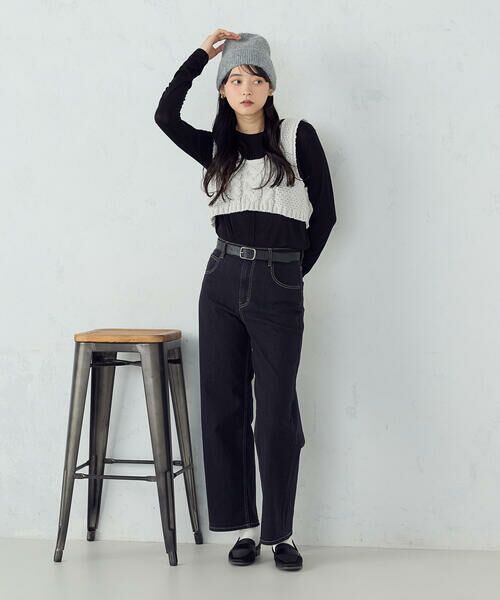 COMME CA ISM / コムサイズム ベスト | 【店舗限定】2WAY ケーブルビスチェ | 詳細19