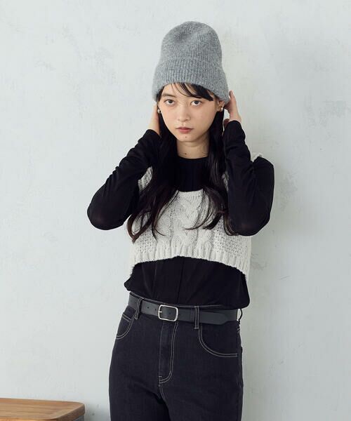 COMME CA ISM / コムサイズム ベスト | 【店舗限定】2WAY ケーブルビスチェ | 詳細22