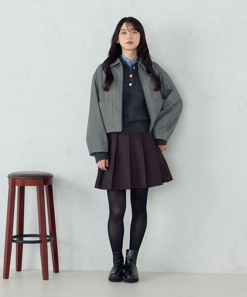 COMME CA ISM / コムサイズム ニット・セーター | メタルボタン ポロニット | 詳細11